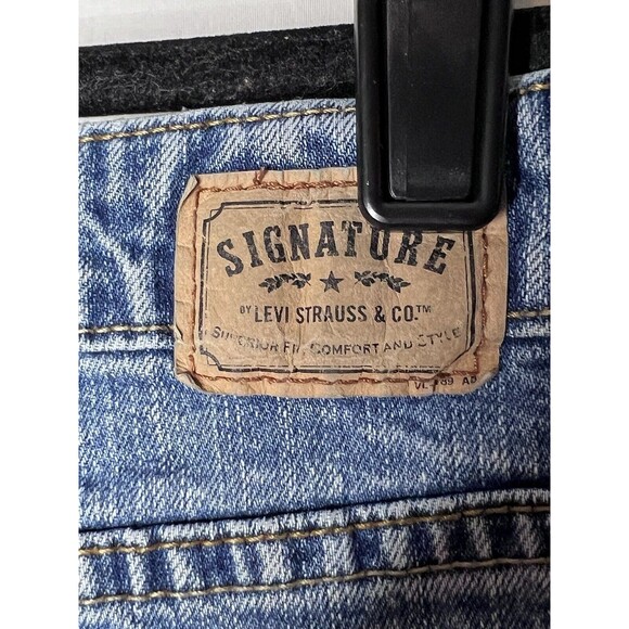 Signature by Levi's Womens Modern Bootcut Mid Rise Jeans Sz 12 Long - Picture 7 of 10